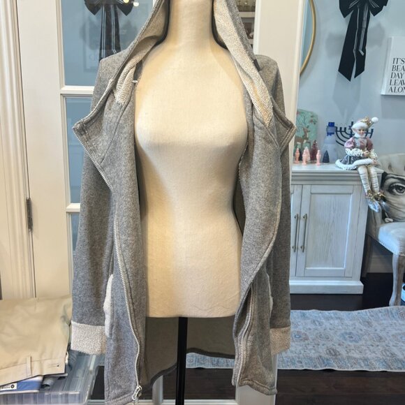 Mondetta Woman's Sweater Jacket Heather gray M - Picture 10 of 13